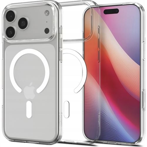Etui Spigen Liquid Crystal Mag Magsafe do Iphone 17 Pro Clear/White na Arena.pl