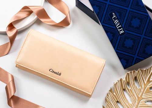 elegancki, duży portfel damski ze skóry ekologicznej - 4u cavaldi na Arena.pl