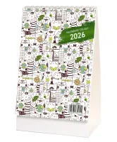 Kalendarz 2026 Stojący, Koty