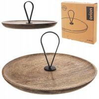 Patera Drewniana Talerz do Serwowania na Ciasta Przekąski ORION 30,5 cm