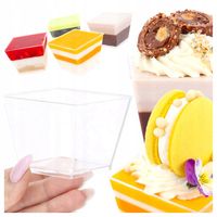 PUCHARKI DO DESERÓW pojemniki na deserki Galaretka Piramida 50szt 120ml