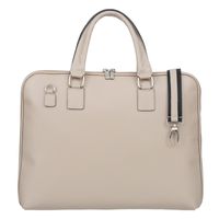 VERA PELLE torebka skórzana teczka A4 torba na laptopa V537 j.beżowa