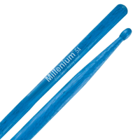 Pałki pałeczki perkusyjne Hikora Niebieskie Millenium H5A 5A Hickory