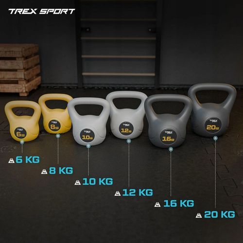 Kettlebell odważnik ciężar 16kg hantel hantla fitness do ćwiczeń Trex Sport na Arena.pl