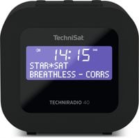 Radiobudzik Radio Budzik TechniSat TechniRadio 40 USB Czarny