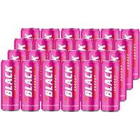 Black Energy Wild Strawberry Gazowany napój energetyzujący 250ml x 24sztuki