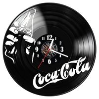 Zegar ścienny z płyty winylowej Coca Cola 782.14