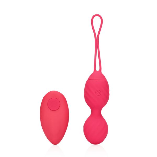 Vibrating Egg With Remote Control - Strawberry Red zdjęcie 1