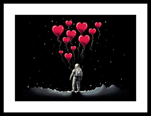 Plakat 35x25cm Astronauta Własnych Celi na Arena.pl