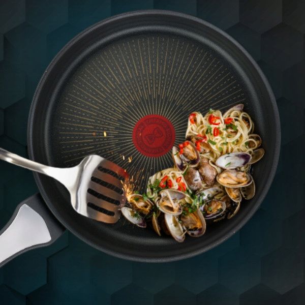 Wok TEFAL UNLIMITED 28cm tytanowa zdjęcie 2