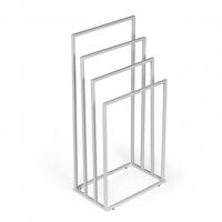 STOJAK NA RĘCZNIKI ModernHome 4 POZIOMY METALOWY BIAŁY