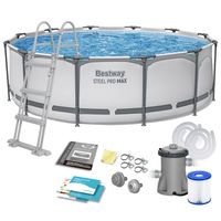 Basen ogrodowy stelażowy 366 x 100 cm 10w1 Bestway 56418