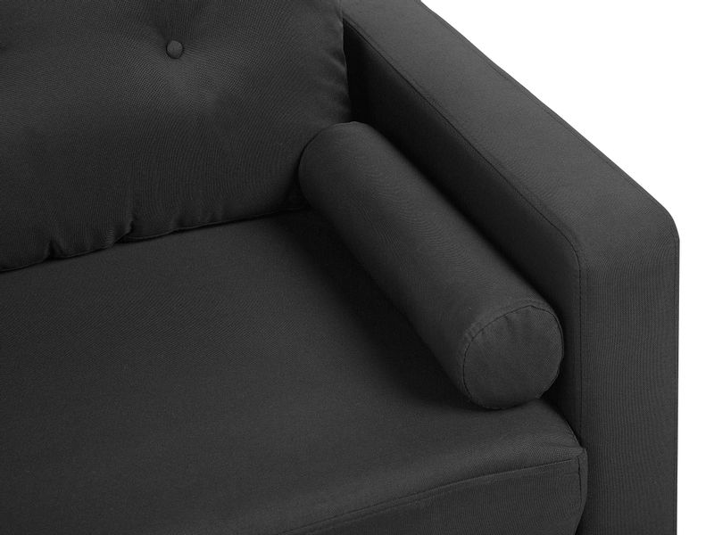 Sofa 2-osobowa czarna KALMAR zdjęcie 6