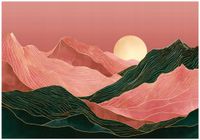 Fototapeta Na Flizelinie Do Sypialni Salonu Góry 350x250