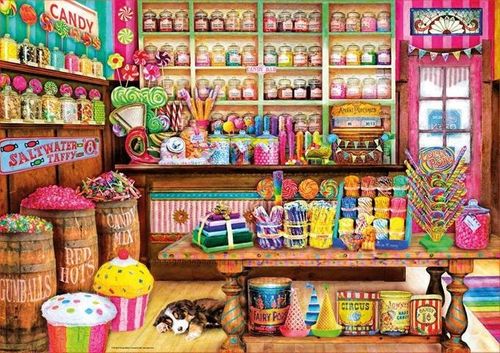 Puzzle 1000 elementów, Candy Shop na Arena.pl