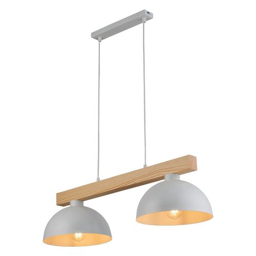 Podwójna lampa wisząca skandynawska Oslo 4713 TK Lighting drewniana biała na Arena.pl