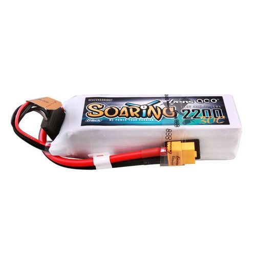 Akumulator Gens Ace Soaring 2200mAh 14.8V 4S 30C Lipo XT60 na Arena.pl
