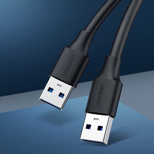 kabel przewód usb - usb 2.0 1m czarny na Arena.pl