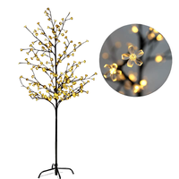 Drzewko świecące kwiaty wiśni 160 LED 180cm ciepła biel zewnętrzne IP44