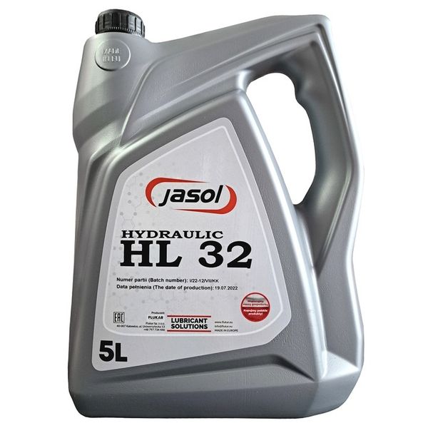 OLEJ HYDRAULICZNY JASOL HL 32 5 L zdjęcie 2
