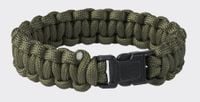 Bransoletka SURVIVAL BRACELET - Paracord - Olive Green
