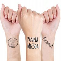Zestaw CZARNE TATUAŻE na wieczór panieński 12 sztuk