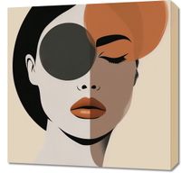 Obraz 60x60cm Dwie Strony Piękna