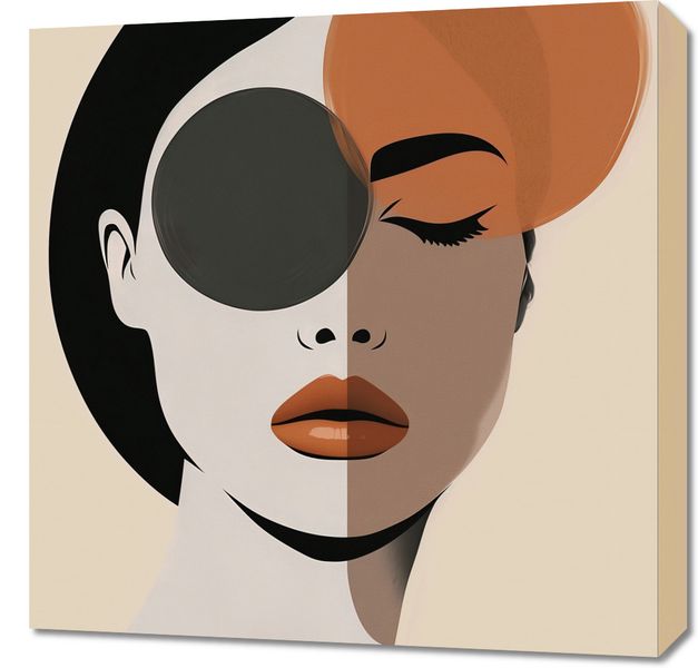 Obraz 60x60cm Dwie Strony Piękna zdjęcie 1