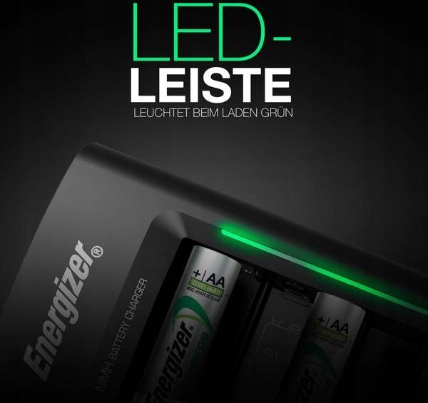 Ładowarka Energizer Universal R3 R6 R14 R20 9V + 2x Akumulatorki D 2500mAh zdjęcie 6