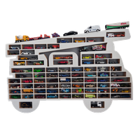 Regał na resoraki auta ekspozytor Straż Pożarna autka samochodziki półka