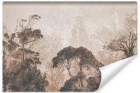 Fototapeta Do Sypialni LAS We Mgle Beton Abstrakcja Mural 315cm x 210cm