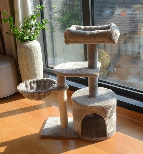 Drapak Dla Kota Duzy Legowisko Drapak z Domkiem Budka Drapaki 80cm na Arena.pl