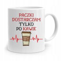 Kubek Prezent Dla Kuriera Dostarczam Po Kawie Z Nadrukiem Ze Zdjęciem