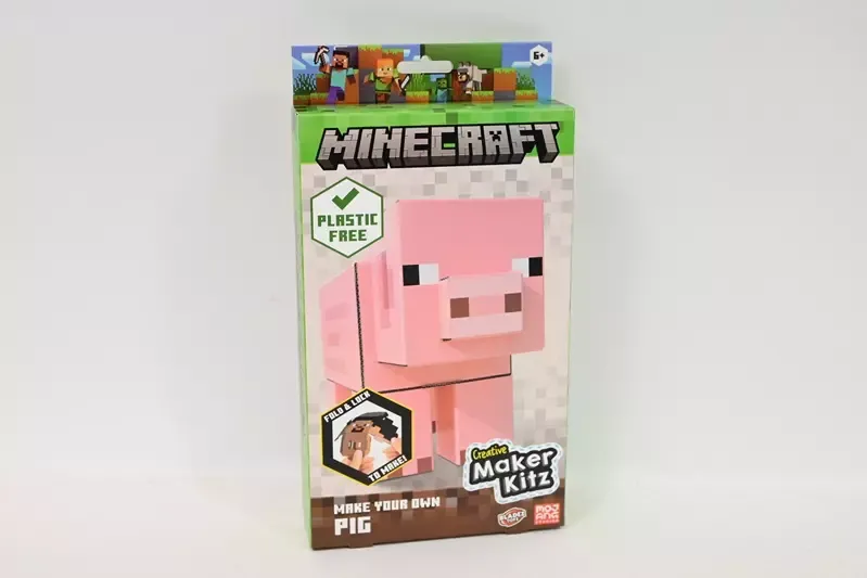 Minecraft zbuduj figurkę Świnki zdjęcie 1