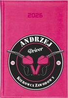 KALENDARZ A5 2026 DZIENNY terminarz nadruk UV PREZENT DLA KIEROWCY