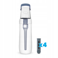 Butelka filtrująca Dafi SOLID 0,7 l jeansowa z 4 filtrami