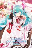 Pocztówka walentynkowa - Vocaloid Hatsune Miku