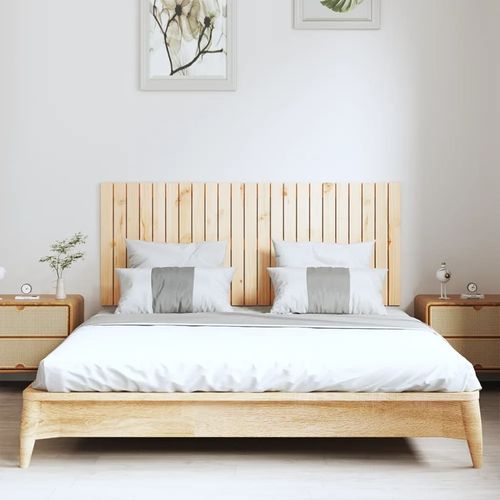 Wezgłowie łóżka, 147x3x60 cm, lite drewno sosnowe na Arena.pl