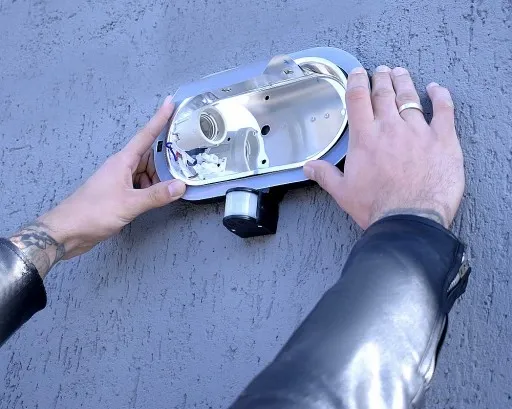 Lampa ścienna zewnętrzna + czujnik ruchu zmierzchu na Ganek Przed wejście zdjęcie 11