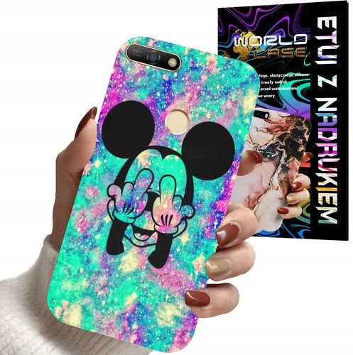 ETUI CASE DO HUAWEI Y6 2018 - MYSZKA MINNIE DAMSKIE WZORY PLECKI na Arena.pl