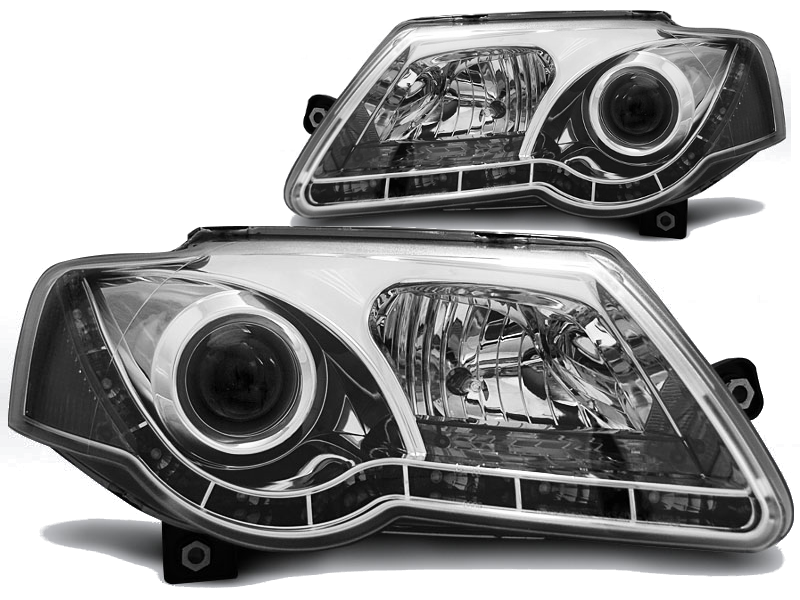 Lampy Reflektory DRL VW PASSAT B6 3C 05-10 Rok zdjęcie 2