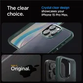 etui spigen ultra hybrid na iphone 15 pro max - ciemnozielone