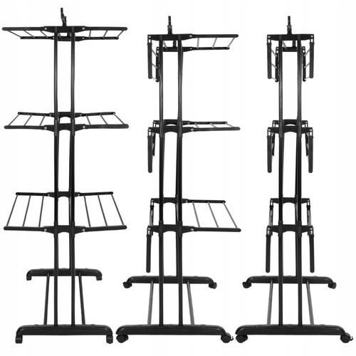 PIONOWA SUSZARKA NA PRANIE STOJĄCA ROZKŁADANA UBRANIA BIELIZNĘ DUŻA na Arena.pl