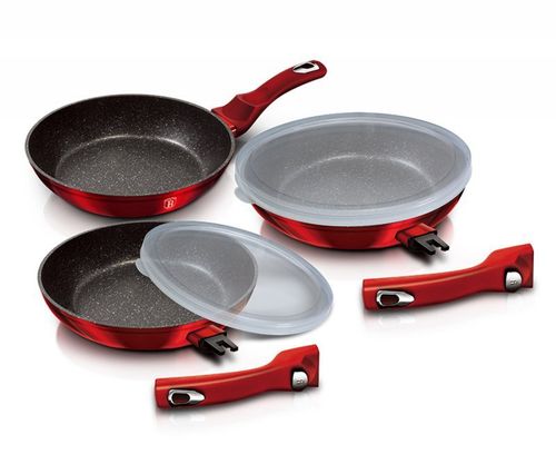 ZESTAW 3 PATELNI GRANITOWYCH BERLINGERHAUS BH-7053 na Arena.pl