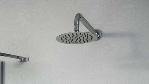 Ramię prysznicowe ścienne 40 cm okrągłe, złoty szczotkowany na Arena.pl