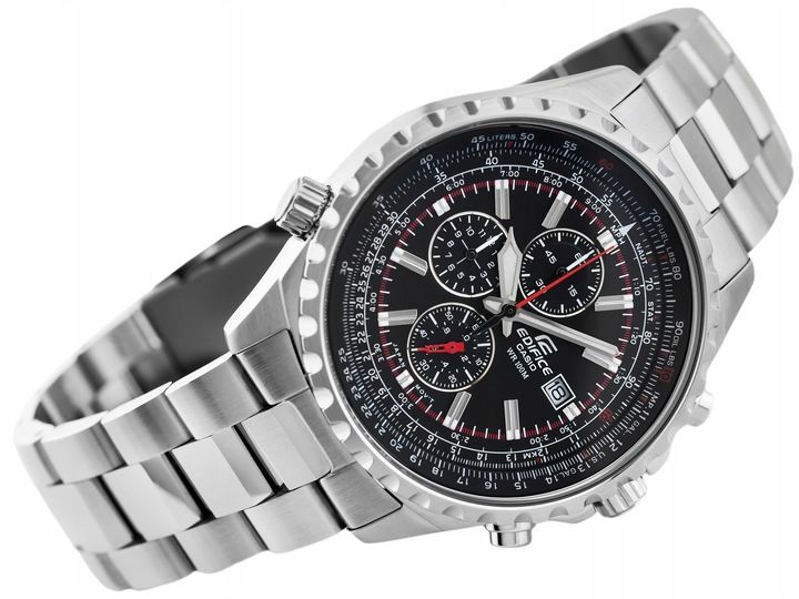 MĘSKI ZEGAREK CASIO EF-527D-1AVEF 100M STOPER DATA zdjęcie 4