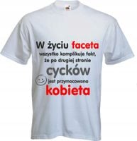 Koszulka MĘSKA PREZENT śmieszne napisy tekst imię