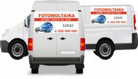 Reklama Naklejka na samochód FOTOWOLTAIKA LOGO