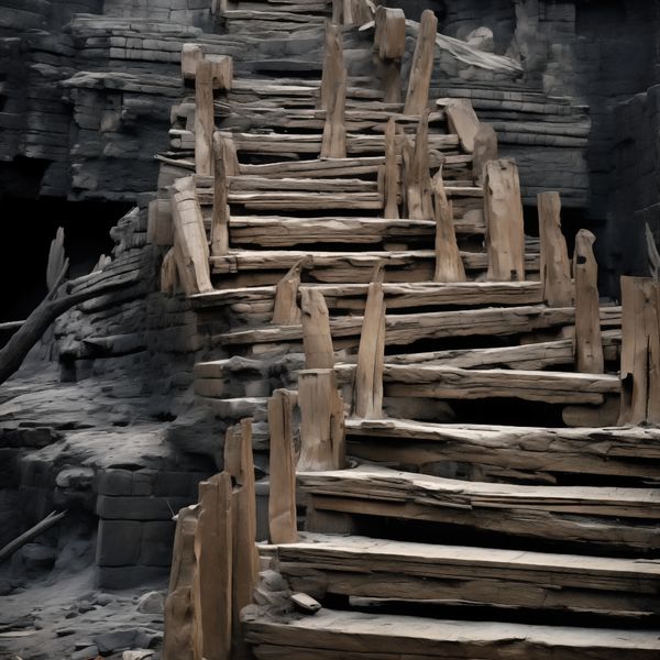 Plakat 40x40cm Schody do Nieznanego zdjęcie 1