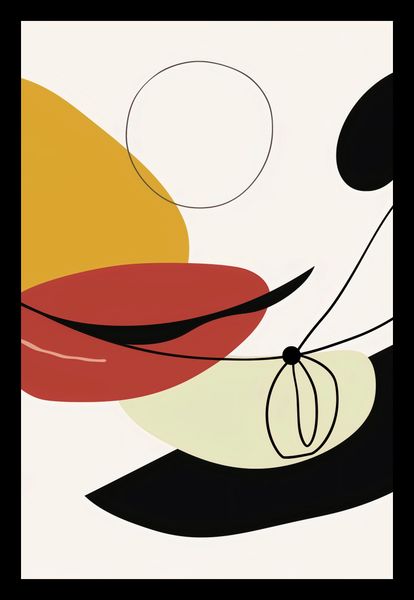 Plakat 40x60cm Geometryczna Krzywizna zdjęcie 2